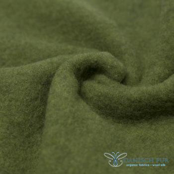 Bio Wollfleece - Grün meliert